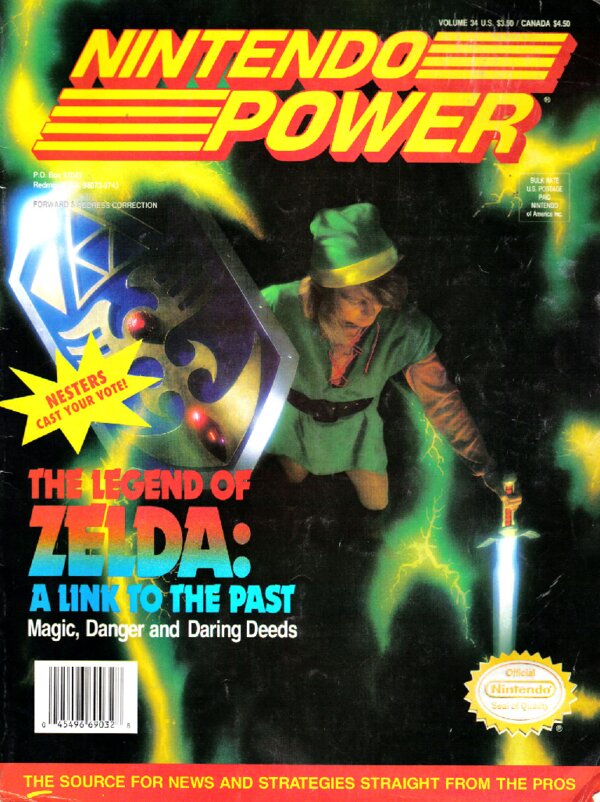 Nintendo Power Issue 034 (March 1992) cover